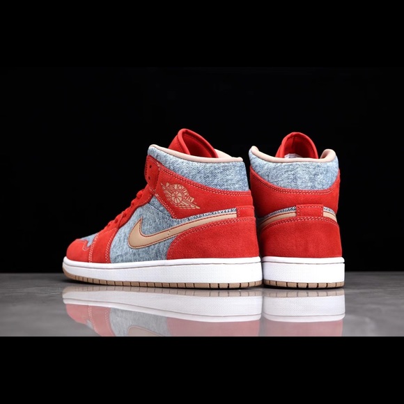 Air Jordan 1 mid "Denim" DM4352-600 sizes 7-13 brand new original box authentic - Picture 8 of 8